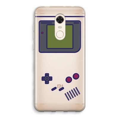 Game On: Xiaomi Redmi 5 Transparant Hoesje