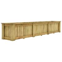Plantenbak verhoogd 291x50x50 cm geïmpregneerd grenenhout