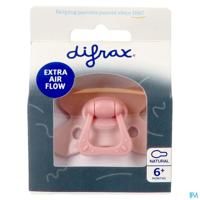 Difrax Fopspeen Natural 6m+ Special Edit.pink Opal
