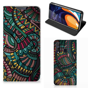 Samsung Galaxy A60 Hoesje met Magneet Aztec