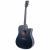 Fazley W70-DMBK ColourTune Dreadnought Matte Black westerngitaar