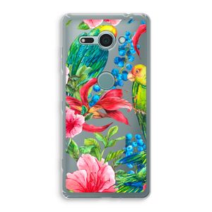 Papegaaien: Sony Xperia XZ2 Compact Transparant Hoesje
