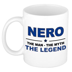 Nero The man, The myth the legend cadeau koffie mok / thee beker 300 ml