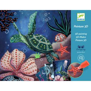 DJECO Ocean Depths 3D Painting Set