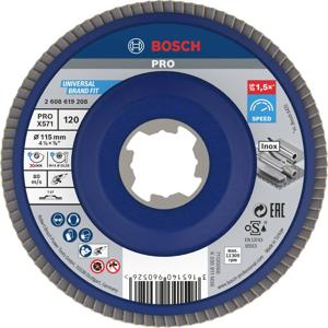 Bosch Accessories 2608619208 Lamellenschuurschijf Diameter 115 mm Boordiameter 22.23 mm 1 stuk(s)