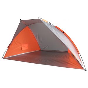 Oranje beachshelter windscherm strandtent 270 x 120 cm