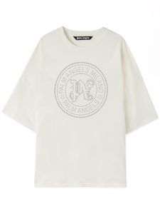 Palm Angels t-shirt Milano clouté - Blanc