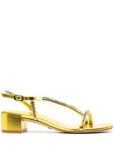 Stuart Weitzman sandales 45 mm à ornements en cristal