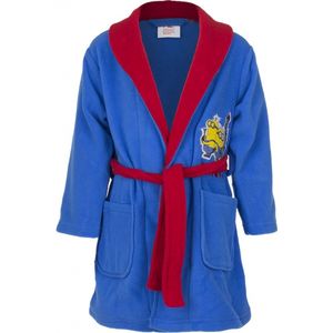 Minions fleece badjas blauw