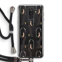 Pop Some Kim: Samsung Galaxy J8 (2018) Transparant Hoesje met koord