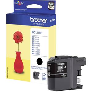 Brother Inktcartridge LC-121BK Origineel Zwart LC121BK