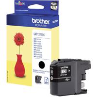 Brother Inktcartridge LC-121BK Origineel Zwart LC121BK - thumbnail