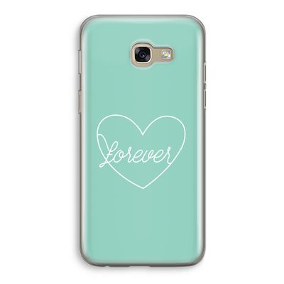 Forever heart pastel: Samsung Galaxy A5 (2017) Transparant Hoesje