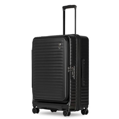 Echolac Celestra Trolley 4 Wheel Medium Black Echolac Celestra Trolley 4 Wheel Medium Black