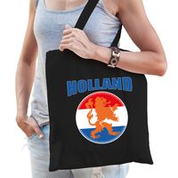 Holland oranje leeuw oranje supporter tas zwart voor dames en heren - EK/ WK voetbal / Koningsdag   -
