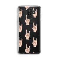 Rock: Samsung Galaxy J8 (2018) Transparant Hoesje - thumbnail
