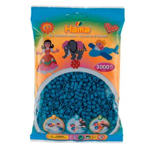 Hama strijkkralen - petrol blauw (201-83), 3000st.