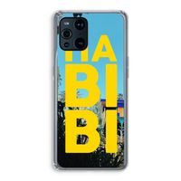 Habibi Majorelle : Oppo Find X3 Transparant Hoesje
