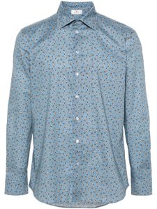 ETRO chemise en coton à imprimé cachemire - Bleu