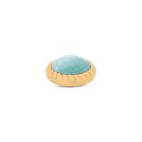 Melano Vivid Rope Steentje Amazonite Goud