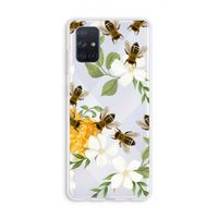 No flowers without bees: Galaxy A71 Transparant Hoesje