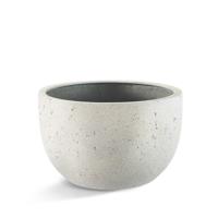 Grigio New Egg Pot Low 80x47cm Antique White
