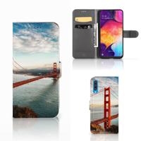 Samsung Galaxy A50 | Flip Cover | Golden Gate Bridge