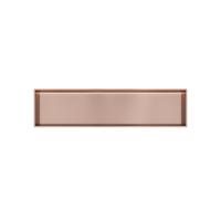 Hotbath &MORE Inbouwbox of inbouwnis - 30x120x10 - with LED IP44 - Geborsteld koper PVD BOX120LBCP