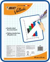 Bic Velleda whiteboard, ft 44 x 55 cm, droog uitwisbaar, dubbelzijdig en onbedrukt aan beide kanten