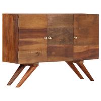 Dressoir 110x30x75 cm massief gerecycled hout bruin - thumbnail