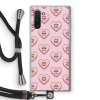 Chicks before dicks: Samsung Galaxy Note 10 Transparant Hoesje met koord