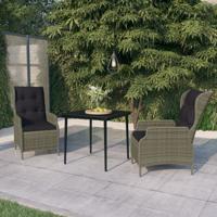 3-delige Tuinset bruin