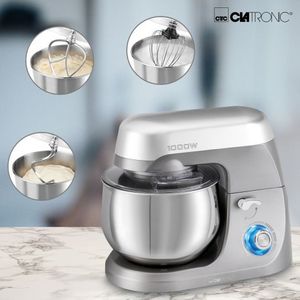 Clatronic KM 370 food processor - 5 L - zilver - 1000 W