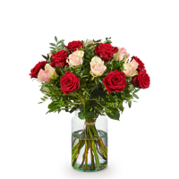 'Boeket Rose rood-roze' kopen? | FOR YOU GIFTS