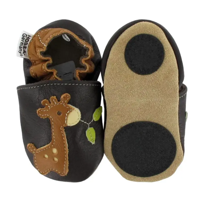 Hobea babyslofjes extra antislip Giraffe-26-27