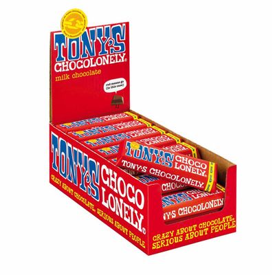 Tony&apos;s Chocolonely - Melk - 35x 50g