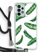 Lange bladeren: Samsung Galaxy A52s 5G Transparant Hoesje met koord