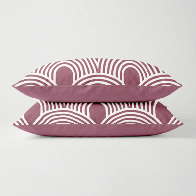 2-PACK: Kussenslopen - Layered Rainbows - Dekbed-Discounter.nl