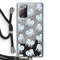 Octopussen: Samsung Galaxy Note 20 / Note 20 5G Transparant Hoesje met koord