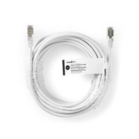 CAT6a-Kabel | SF/UTP | RJ45 Male | RJ45 Male | 7.50 m | Rond | PVC | Wit | Label - thumbnail