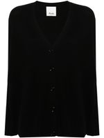 Allude cardigan boutonné à col v - Noir