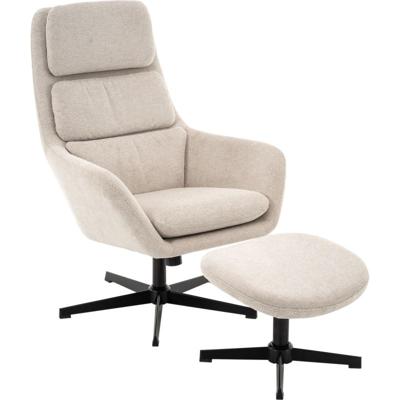 Fauteuil met hocker Kai Fauteuil met hocker Kai