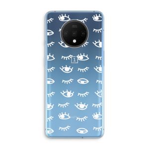 Eye pattern #3: OnePlus 7T Transparant Hoesje