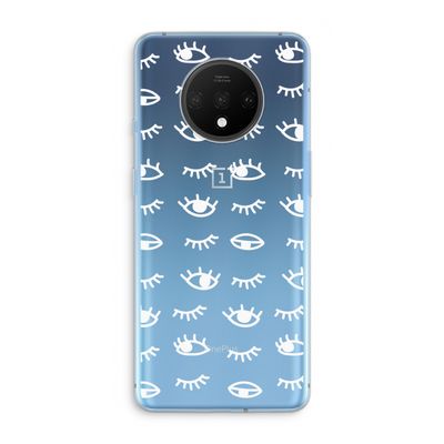 Eye pattern #3: OnePlus 7T Transparant Hoesje