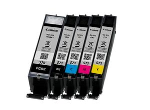 Canon CLI-571BK inktcartridge 1 stuk(s) Origineel Normaal rendement Zwart