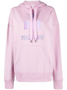 MARANT ÉTOILE hoodie Mansel à logo imprimé - Rose