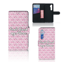 Xiaomi Mi Note 10 Lite Portemonnee Hoesje Flowers Pink DTMP - thumbnail