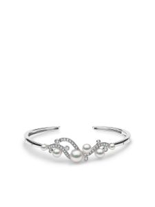 Yoko London bracelet Raindrop Akoya serti de perles - Argent