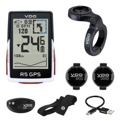 VDO fietscomputer r5 gps set cad snelheid