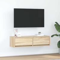 TV-kast met lade Sonoma eiken 100 x 31 x 25,5 cm Bewerkt hout
